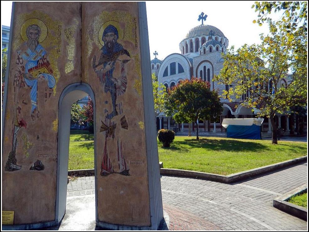 Grécko,Solún,ortodoxný chrám sv.Cyrila a Metoda - Greece,Thessaloniki,The orthodox church of St. Cyril and Methodius 2014