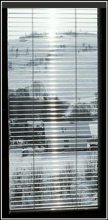 Zimný pohľad z okna - Winter window view 2007