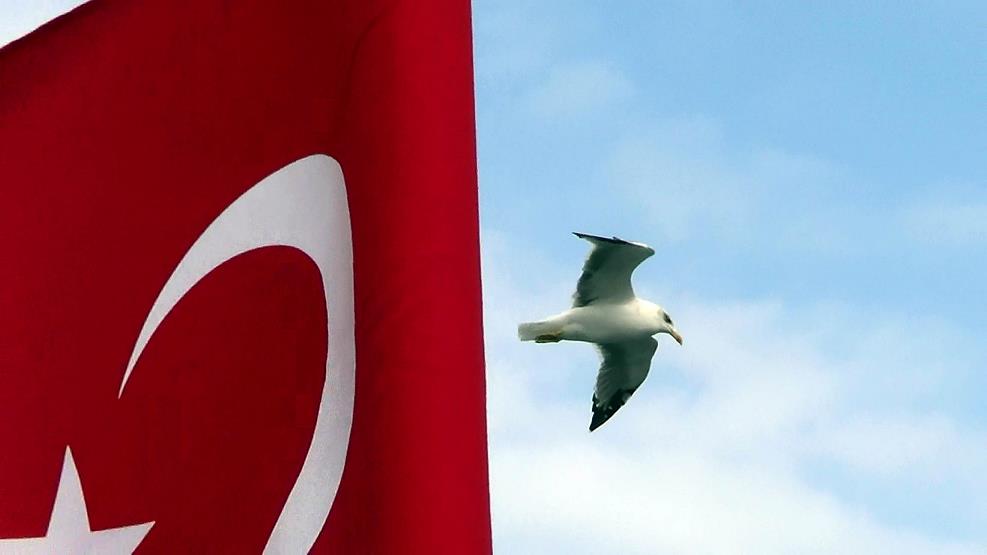 trajekt cez prieliv Dardanely,Turecko - Turkey, on the board of ferry across Dardanelles Strait   (2014)