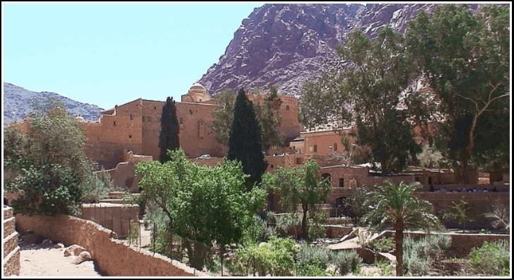 Egypt, kláštor sv. Kataríny na Sinaji - Egypt, The St. Catherine´s Monastery at Sinai 2010