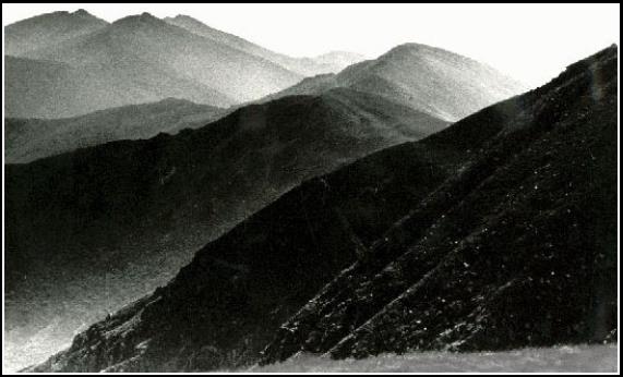 Hrebeň Nízkych Tatier - Edge of the Low Tatra mountains 1974
